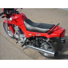 (SKLADOVÉ MOTO) - JAWA 350 - 640 - STYLE ČERVENÁ RENO - S ELEKTRICKÝM STARTÉREM S DOKLADY - ****POSLEDNÍ DVOUTAKTNÍ KUS****